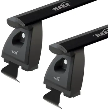 Příslušenství ke střešnímu nosiči Hakr Střešní hliníkové nosiče Volkswagen Golf Plus (2004 - 2014) s uchycením pod střešní lem - WING BLACK