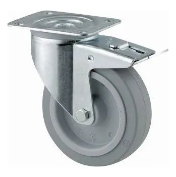 Pojezdové kolečko Tente Nábytkové kolečko s brzdou 100 mm 100 mm