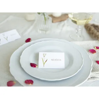 Svatební dekorace Be Nice Cedulka na stůl 7