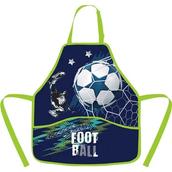 Kuchyňská zástěra Oxybag zástěrka do výtvarné výchovy fotbal 7-64922 fotbal