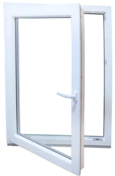 Okno Plastové jednokřídlé okno levé bílé 50 x 80 cm