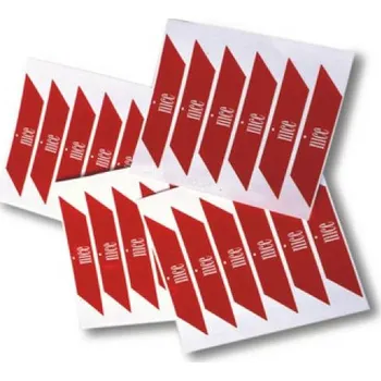 Výstražné samolepky pro rameno závory Nice WA10 - (24 kusů)