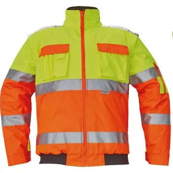 CERVA Clovelly reflexní bunda oranžová/žlutá Velikost: S 6009_S