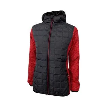 Lambeste COMBI pletený fleece dámská bunda (JL903) Barva: antracit/červená, Velikost: M