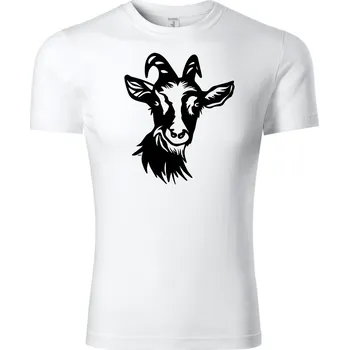 Chlapecké tričko Fenomeno Dětské tričko Kozel - bílé Velikost: 146 cm/10 let