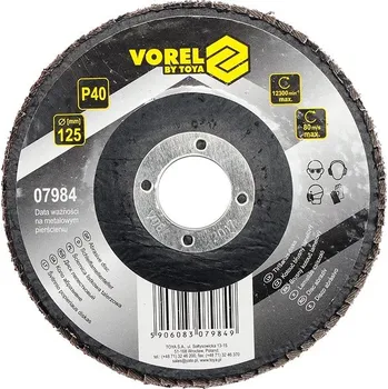 Brusný kotouč VOREL Kotouč brusný lamelový 125 mm P60 TO-07985