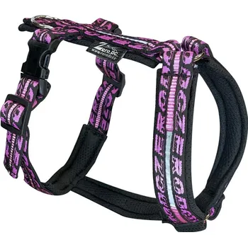 Postroj pro psa Postroj podšitý jednobarevný ROYAL (XL, růžová)