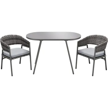 Zahradní nábytek LIVARNO home Sada balkónového nábytku, 3dílná