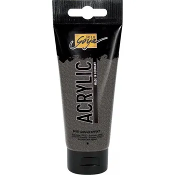 Olejová barva Solo Goya Akrylová barva EFEKT 100 ml ANTRACITOVÁ