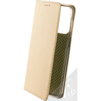 Pouzdro na mobilní telefon 1Mcz Magnet Book flipové pouzdro pro Samsung Galaxy A23, Galaxy A23 5G zlatá (gold)