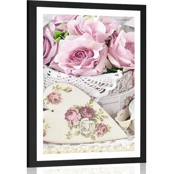 Plakát Dovido Plakát s paspartou romantický vintage styl