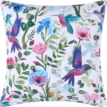Povlak na dekorativní polštářek DARRÉ Bavlněný povlak na polštář Kolibřík duhový Velikost: 40 x 40