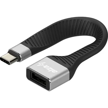 Redukce AlzaPower FlexCore USB-C 3.2 Gen 2 (M) to USB-A (F) černý