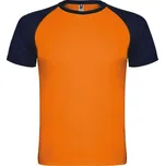 ROLY INDIANAPOLIS funkční triko dětské Barva: svítívě oranžová-černá, Velikost funkčních oděvů: 8 let