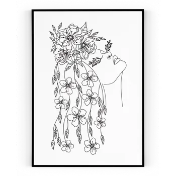 Plakát Plakát / Obraz Krásná Pololesklý saténový papír A4 - 21 x 29,7 cm