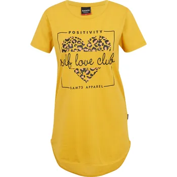 Dámské tričko Dámské triko SAM 73 INATHI WT 877 HOŘČIČNÁ ŽLUTÁ XS