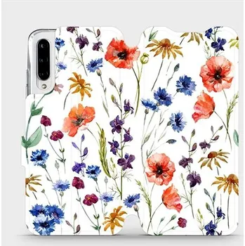 Pouzdro na mobilní telefon Mobiwear Flip pouzdro na mobil Xiaomi Mi A3 - MP04S Luční kvítí