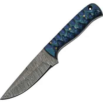 lovecký nůž Damascus Exotic Hunter Blue