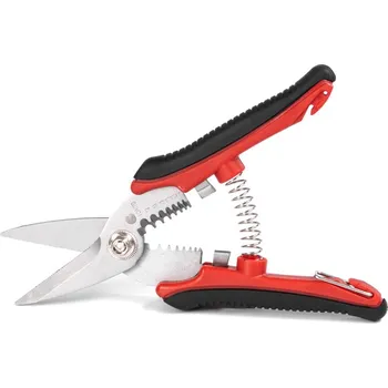 Nůžky na plech Multifunkční nůžky na plech s břity pro odizolování vodičů SK-2083