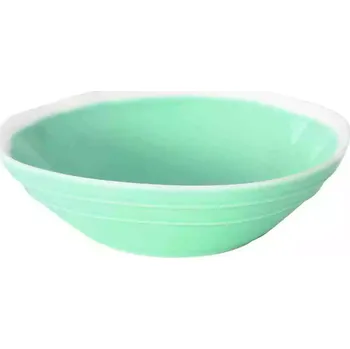 Talíř Easy Life, Itálie Easy Life - Porcelánový polévkový talíř Abitare mentolový - 18 cm