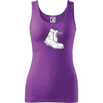 Dámské tričko Boty do nepohody - Dámské tílko - XL ( Fialová )