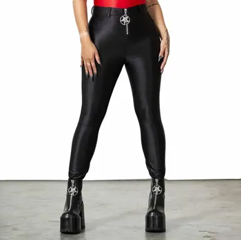 Dámské kalhoty kalhoty dámské KILLSTAR - Disco Obskura - Black - 3XL