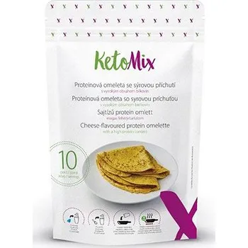 Keto dieta KetoMix Proteinová omeleta se sýrovou příchutí, 10 porcí