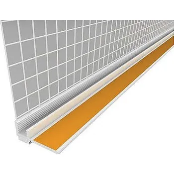 Stavební profil Lišta okenní APU s tkaninou VERTEX 9mm/2,4m bílá