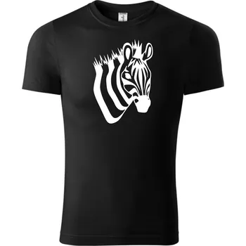 Chlapecké tričko Fenomeno Dětské tričko Zebra hlava - černé Velikost: 158cm/12 let