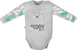 New Baby Wild Teddy body šedé 50