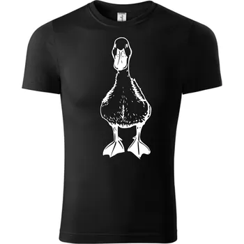 Fenomeno Dětské tričko Kachna - černé Velikost: 134 cm/ 8 let