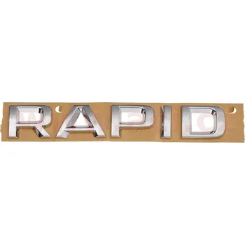 Znak automobilu Nápis RAPID chrom