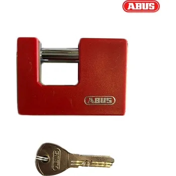 Cyklistika ABUS 868/80 Visací zámek monoblock červený, 3 klíče