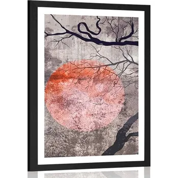 Plakát Dovido Plakát s paspartou surrealistické stromy
