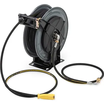 Držák na zahradní hadici CEMO Navíjecí buben s HD hadicí 8 mm, délka 20 m pro tlak 40MPa(11317)