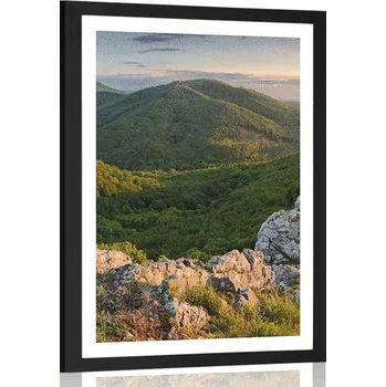 Plakát Dovido Plakát s paspartou příroda zalitá sluncem