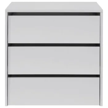 Šatní skříň Meblar Kontejner Duca 60 - bílý lux