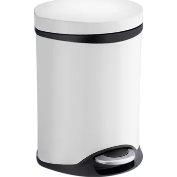 Odpadkový koš Outline Lite - odpadkový koš 6l, softclose dovírání, matná bílá FK662