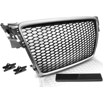 Karosérie Tuning Tec Přední maska Audi A4 B8 2008-2011 stříbrná černá