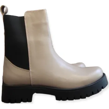 Dámské kozačky LOOKE L0780-34 MYCHELLE č Barva: Béžová, Velikost: 37