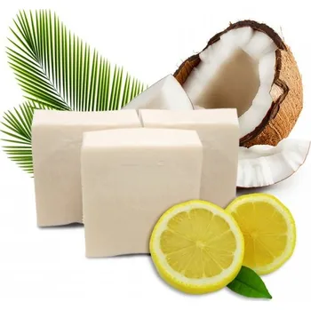 Mýdlo Alchemix Lab. Kokosové mýdlo na praní – tuhé – citron, 120 g