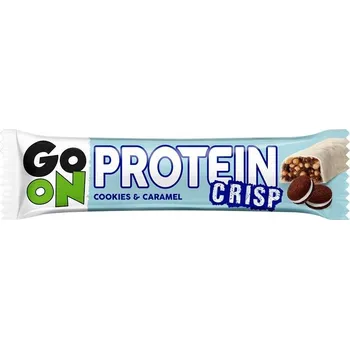 Protein GO ON Proteinová tyčinka CRISP cookies a karamel 50g