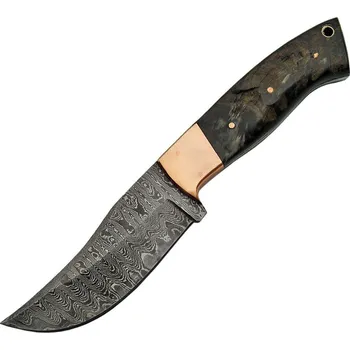 lovecký nůž Damascus Ram Copper Skinner