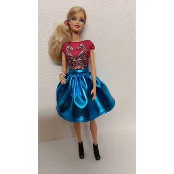 Panenka LOVEDOLLS Modrá latexová sukně