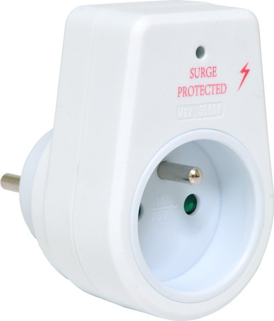 Ecolite Přepěťová ochrana do zásuvky XFZBD-01/01 16A, 3680W