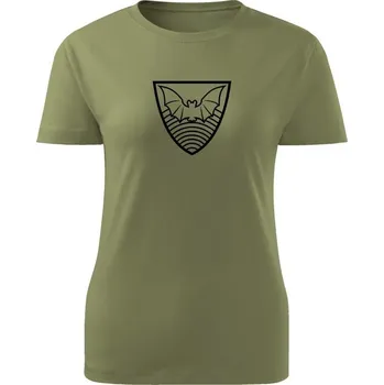 Dámské tričko Dámské tričko 53. pluk průzkumu a elektronického boje - olivová