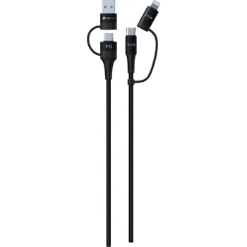 Datový kabel DEVIA kabel USB PD 4v1 3V