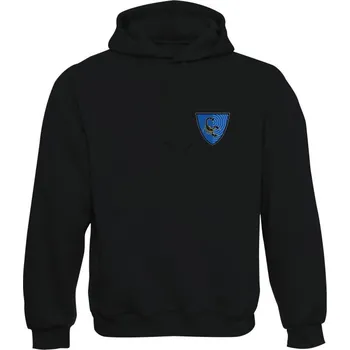 Pánská mikina Mikina s kapucí 532. prapor elektronického boje - SIMPLE - černá