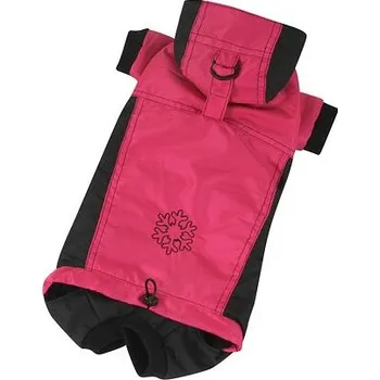 Obleček pro psa Kombinéza Ski - růžová XL