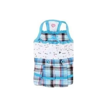 Obleček pro psa Šaty Pinkaholic Pre - School modré varianta S